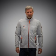 Smart GULF racing  zip sweatshirt – white