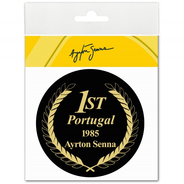 Ayrton Senna samolepka Portugal 1985